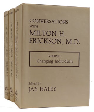 CONVERSATIONS WITH MILTON H. ERICKSON, M.D. 3 VOLUME SET Changing Individuals, Changing Couples,...
