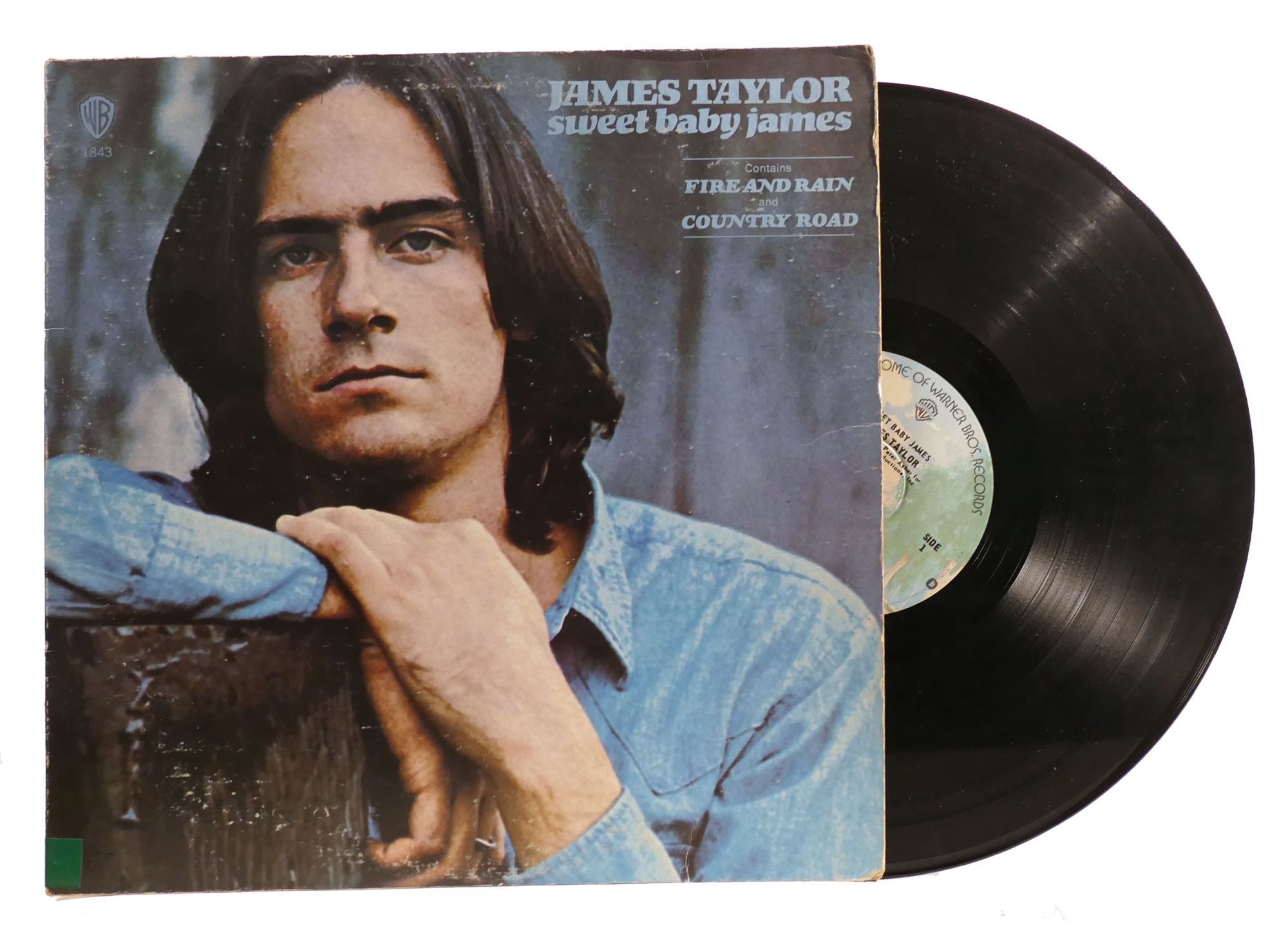 SWEET BABY JAMES VINYL LP Ws 1843 by James Taylor on Rare Book Cellar