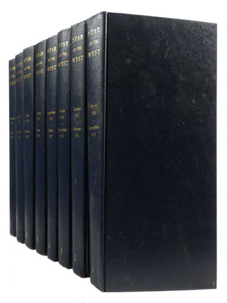 STAR OF THE WEST 8 VOLUME SET; March 1910-March 1924