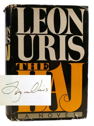 Item #315653 THE HAJ Signed. Leon Uris