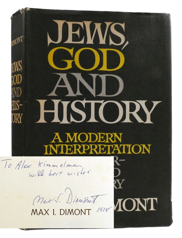 JEWS, GOD AND HISTORY Signed | Max I. Dimont | First Edition; Tenth ...