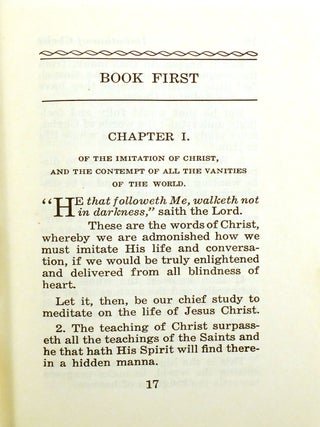 THE IMITATION OF CHRIST In Four Books