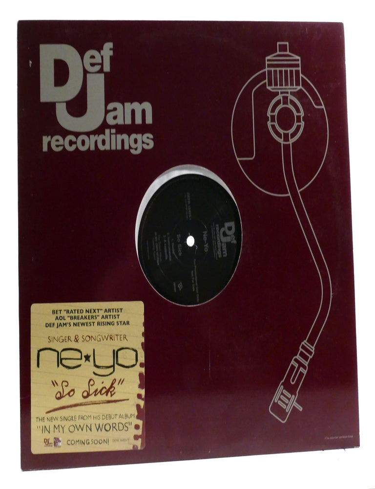 Item #317911 SO SICK VINYL SINGLE; Defr 16455-1. Ne-Yo.