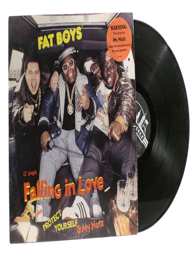 Item #317926 FALLING IN LOVE 12' VINYL SINGLE; 422 831-948-1. Fat Boys.
