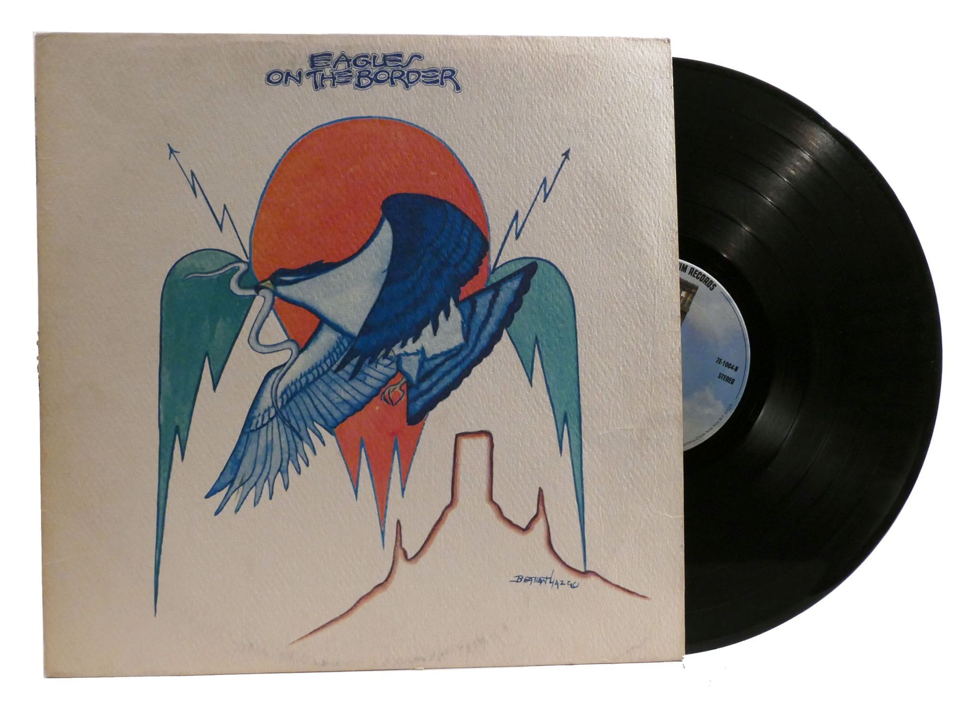 ON THE BORDER VINYL LP; 7E-1004 | Eagles