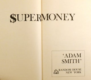 SUPERMONEY; Signed