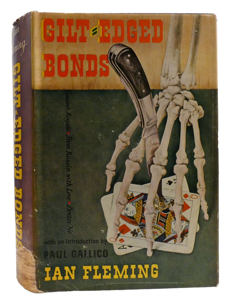 Item #318641 GILT-EDGED BONDS; Casino Royale-From Russia with Love-Doctor No. Ian Fleming.