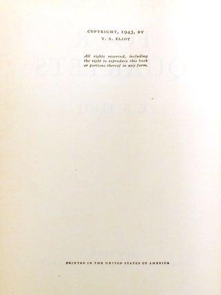 FOUR QUARTETS