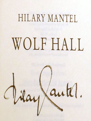 WOLF HALL Signed