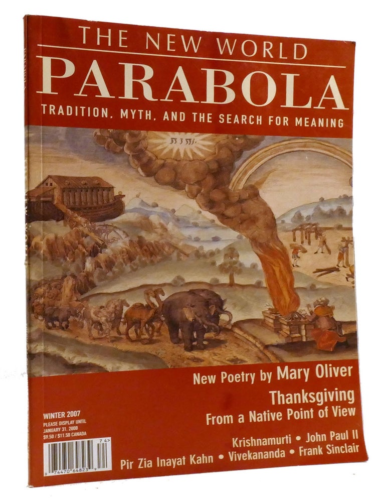 Item #320639 PARABOLA: TRADITION, MYTH, AND THE SEARCH FOR MEANING VOLUME 32, NUMBER 4; The New World