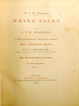 WEIRD TALES IN TWO VOLUMES