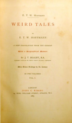 WEIRD TALES IN TWO VOLUMES