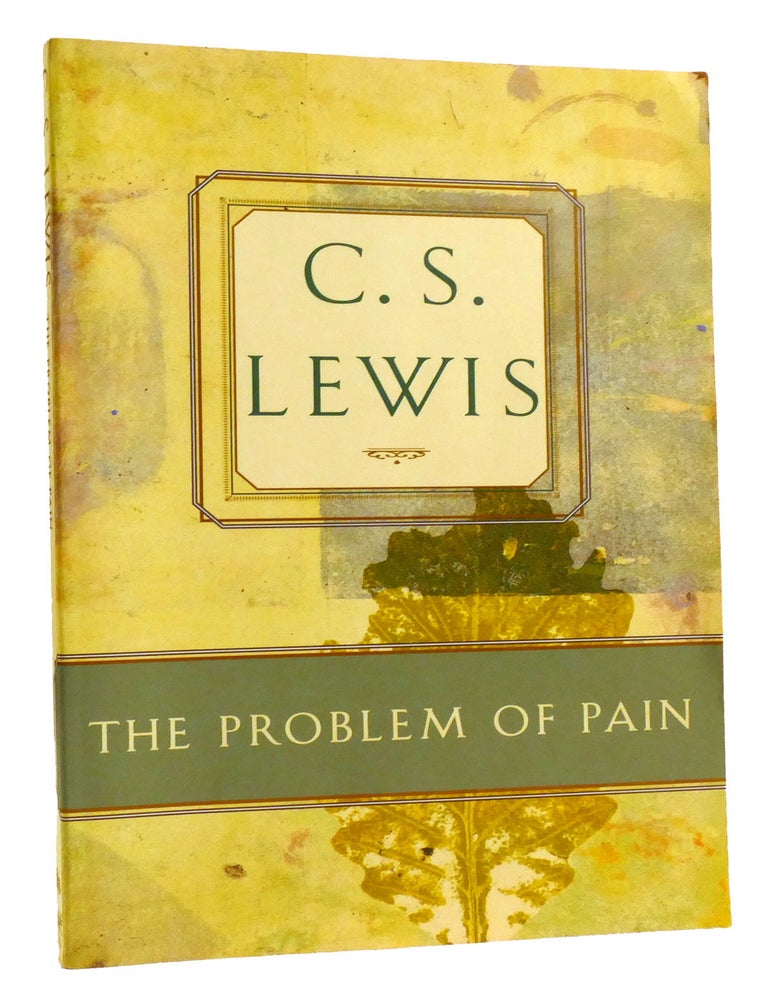 Item #322732 THE PROBLEM OF PAIN. C. S. Lewis.