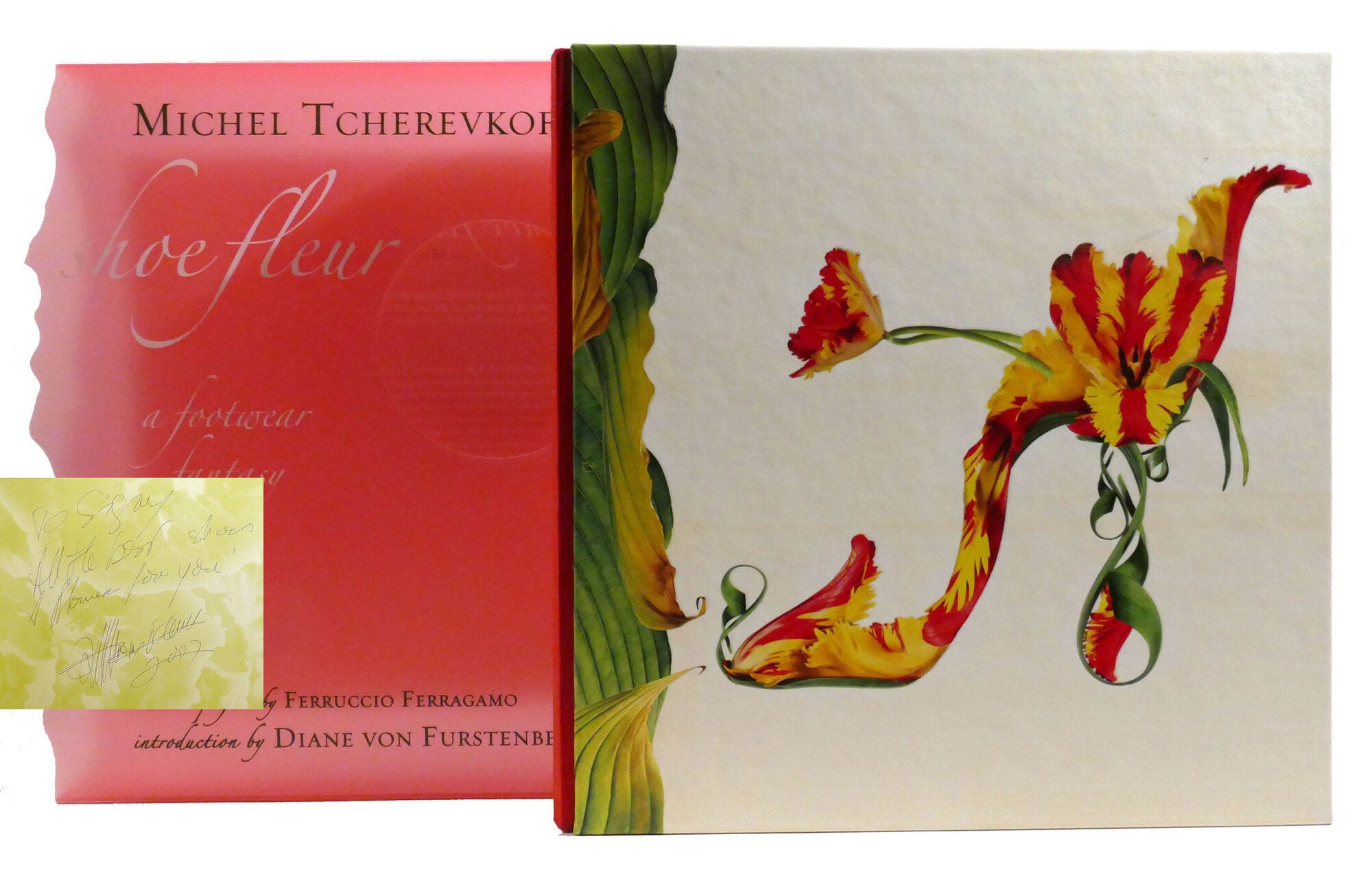 SHOE FLEUR; A Footwear Fantasy Signed | Michel Tcherevkoff | First