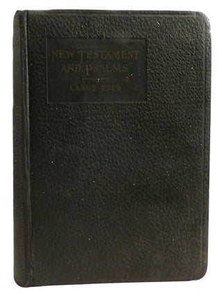 Item #323453 THE NEW TESTAMENT AND BOOK OF PSALMS
