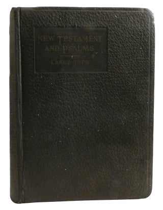Item #323453 THE NEW TESTAMENT AND BOOK OF PSALMS