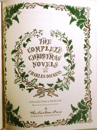 THE COMPLETE CHRISTMAS NOVELS; Easton Press