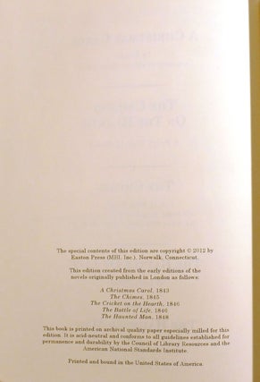 THE COMPLETE CHRISTMAS NOVELS; Easton Press