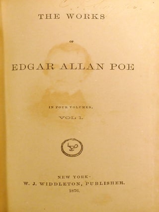 THE WORKS OF EDGAR ALLAN POE IN FOUR VOLUMES