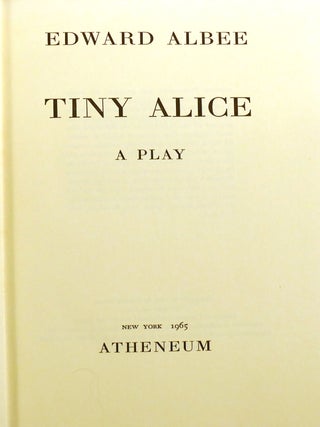 TINY ALICE; A Play