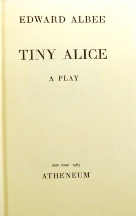 TINY ALICE; A Play