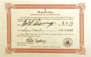 TOTAL RECALL; MY Unbelievably True Life Story Signed Easton Press
