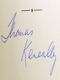 SCHINDLER'S LIST; Signed Easton Press