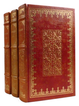 THE MAJOR WORKS OF SIGMUND FREUD THREE VOLUME SET; Franklin Library. Sigmund Freud.