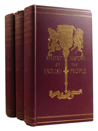 A SHORT HISTORY OF THE ENGLISH PEOPLE 3 VOLUME SET. J. R. Green.