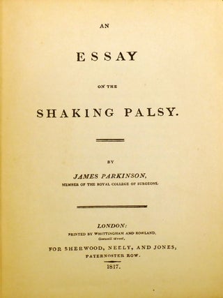AN ESSAY ON THE SHAKING PALSY