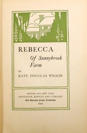 REBECCA OF SUNNYBROOK FARM