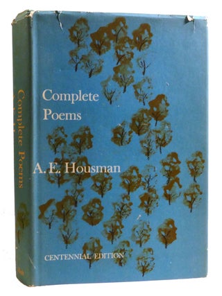 Item #325438 COMPLETE POEMS. A. E. Housman