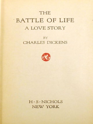 THE BATTLE OF LIFE; A Love Story