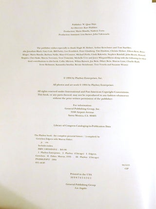 THE PLAYBOY BOOK: FORTY YEARS Signed