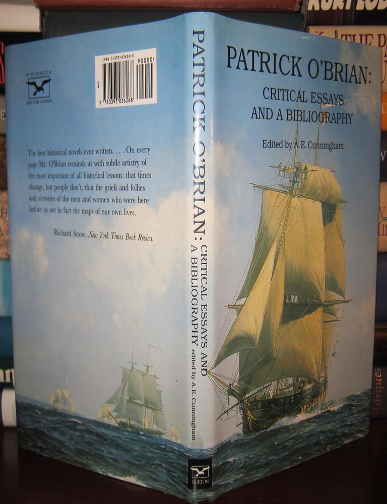 Item #32642 PATRICK O'BRIAN Critical Essays and a Bibliography. Patrick O'Brian, Arthur Cunningham.