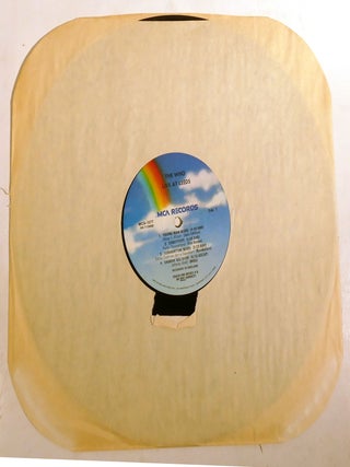 THE WHO LIVE AT LEEDS VINYL LP MCA-1577 Signed