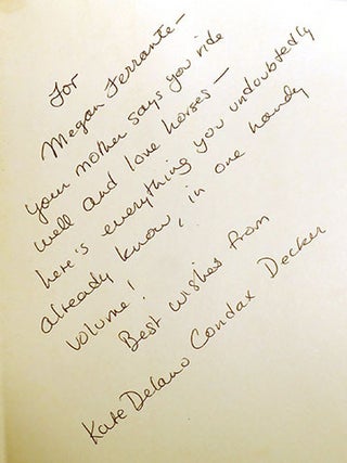 HORSE SENSE Signed