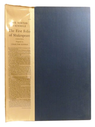 THE FIRST FOLIO OF SHAKESPEARE; The Norton Fascsimile