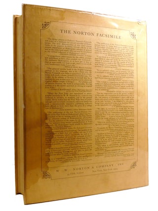 THE FIRST FOLIO OF SHAKESPEARE; The Norton Fascsimile