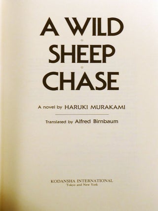 A WILD SHEEP CHASE; A Novel