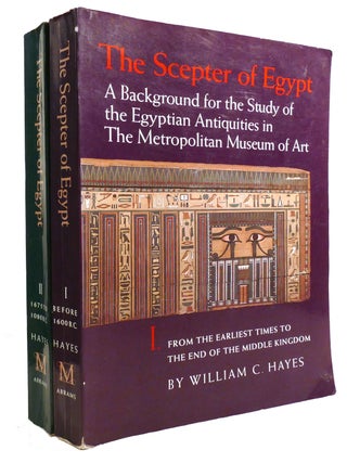 Item #328424 THE SCEPTER OF EGYPT 2 VOLUME SET A Background for the Study of the Egyptian...