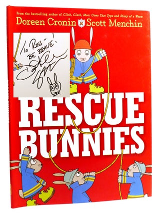 Item #328536 RESCUE BUNNIES Signed. Doreen Cronin