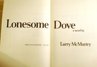 LONESOME DOVE SIGNED; Signed