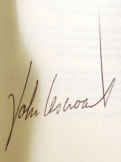 THE SECOND CHAIR Signed