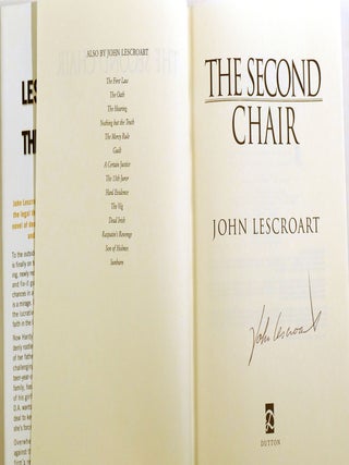 THE SECOND CHAIR Signed