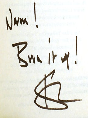 BURN BOOK A Tech Love Story Signed