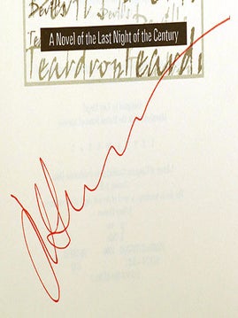 THE DEVIL'S TEARDROP Signed