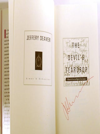 THE DEVIL'S TEARDROP Signed