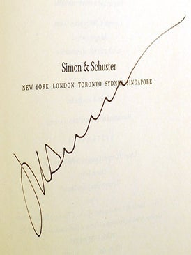 THE EMPTY CHAIR Signed