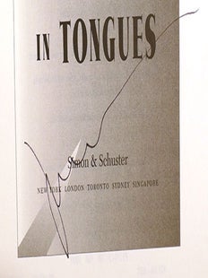 SPEAKING IN TONGUES Signed